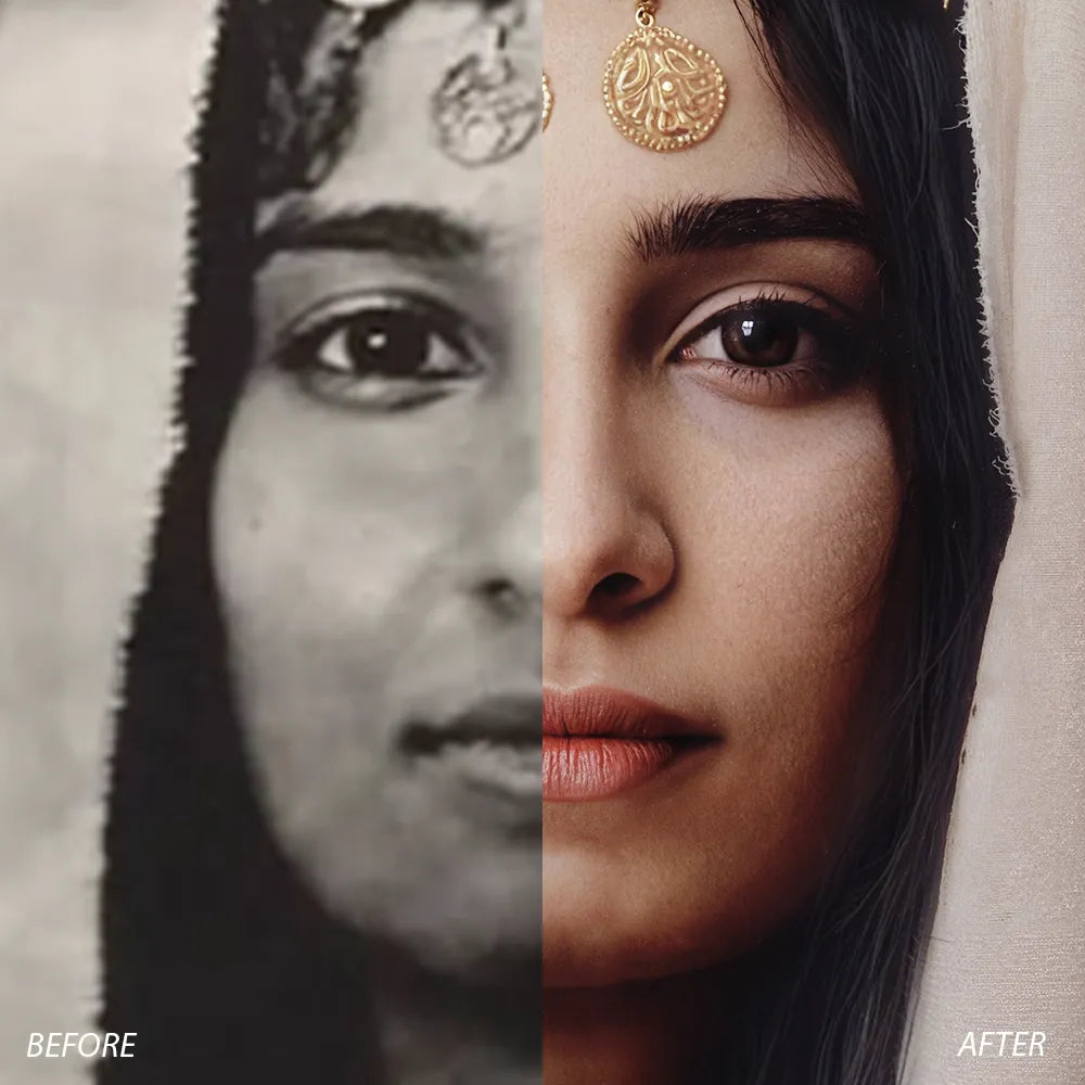 recolor & restore old photo