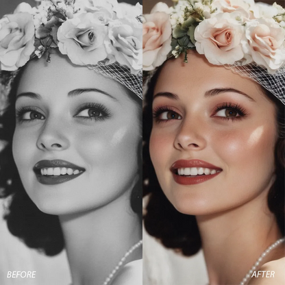 recolor & restore old photo