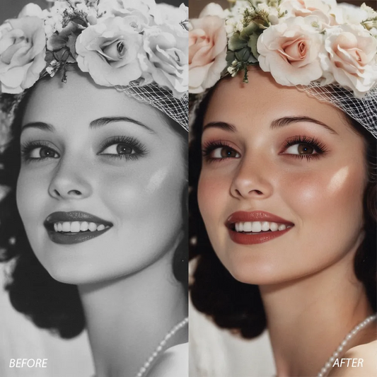 recolor & restore old photo
