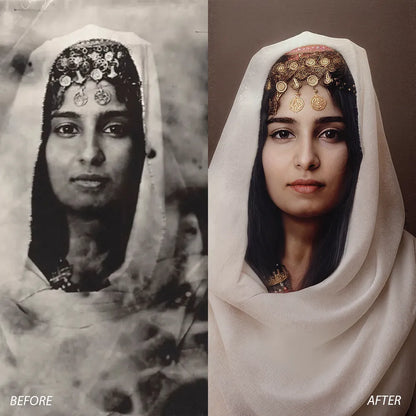 recolor & restore old photo